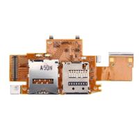 SIM-kaart en SD kaart lezer Contact Flex kabel vervanger voor Sony Xperia Tablet Z / SGP311 / SGP312 / SGP321