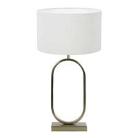 Light Living tafellamp Jamiri - wit - metaal - 3572GO