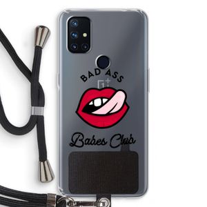 Badass Babes Club: OnePlus Nord N10 5G Transparant Hoesje met koord