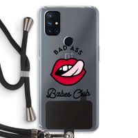 Badass Babes Club: OnePlus Nord N10 5G Transparant Hoesje met koord