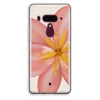 Pink Ellila Flower: HTC U12+ Transparant Hoesje