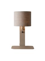 Wandlamp Florence met zandkleurige kap Ø18 x 15cm