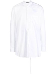 Ann Demeulemeester chemise en popeline Mark à manches longues - Blanc