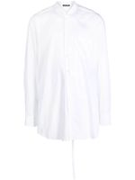 Ann Demeulemeester chemise en popeline Mark à manches longues - Blanc