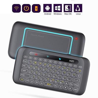 H20 2.4GHz Mini slimme draadloze multi-touch Touch toetsenbord