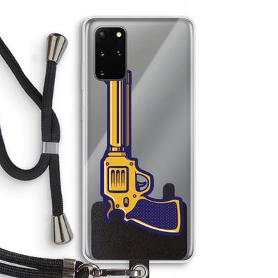 Pew Pew Pew: Samsung Galaxy S20 Plus Transparant Hoesje met koord