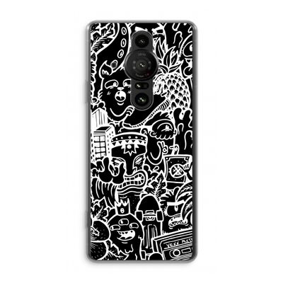 Vexx Black Mixtape: Sony Xperia Pro-I Transparant Hoesje
