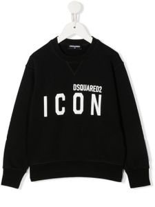 DSQUARED2 KIDS sweat à imprimé Icon - Noir