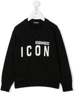 DSQUARED2 KIDS sweat à imprimé Icon - Noir - thumbnail