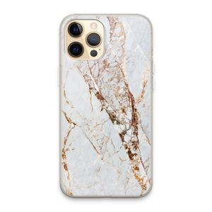 Goud marmer: iPhone 13 Pro Max Transparant Hoesje
