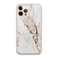 Goud marmer: iPhone 13 Pro Max Transparant Hoesje
