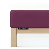 Schlafgut Schlafgut Soft Contact Jersey Flanel Hoeslaken S - 90x190 - 100x200 542 Purple Deep