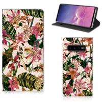 Samsung Galaxy S10 Smart Cover Flowers