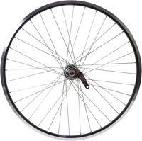 Achterwiel 26 x1.75 / 1.95" met favorit remnaaf / velg Zac 19 - zwart