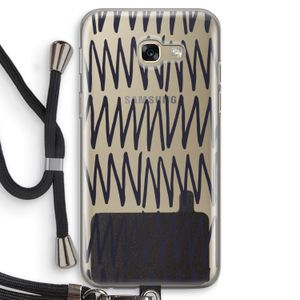 Marrakech Zigzag: Samsung Galaxy A5 (2017) Transparant Hoesje met koord