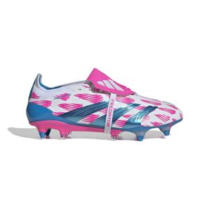 adidas Predator Elite FT IJzeren-Nop Voetbalschoenen (SG) Wit Roze Blauw