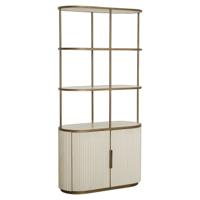 Wandkast Tivoli 2-deurs 3 open planken (Wit)