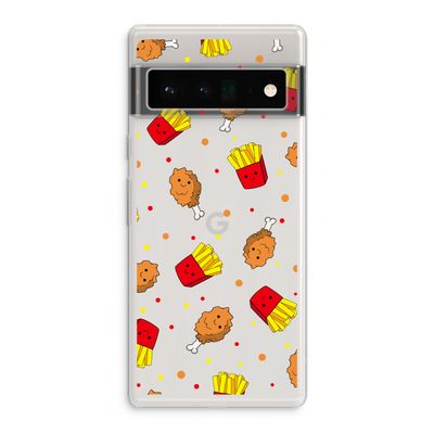 Chicken 'n Fries: Google Pixel 6 Pro Transparant Hoesje