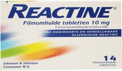 Reactine Anti histaminicum 10mg (14 tab)