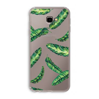 Lange bladeren: Samsung Galaxy J4 Plus Transparant Hoesje