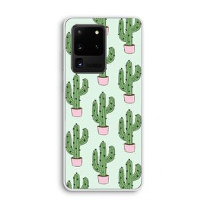 Cactus Lover: Samsung Galaxy S20 Ultra Transparant Hoesje