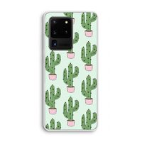 Cactus Lover: Samsung Galaxy S20 Ultra Transparant Hoesje