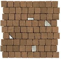 Mozaïektegel Serenissima Studio 50 1069315 VLMoz.300X300 Terracotta 10mm Mat Ret.R10 F:Random