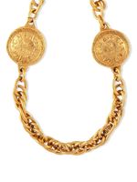 CHANEL Pre-Owned collier à médaillon (années 1980) - Or