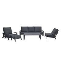 Garden Impressions Coba loungeset 5-delig - donker grijs