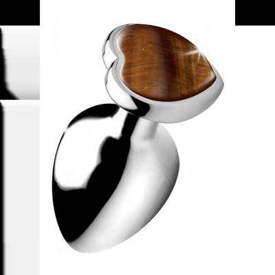 Tiger Eye Hart - Butt Plug - Groot