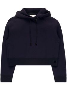 sacai hoodie à lien de resserrage - Bleu