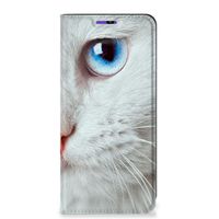 Samsung Galaxy A22 4G | M22 Hoesje maken Witte Kat