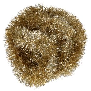 Decoris kerstslinger - goud - 270 x 10 cm 10 cm - glans - folie/lametta