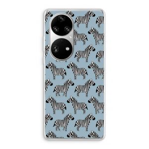 Zebra: Huawei P50 Pro Transparant Hoesje