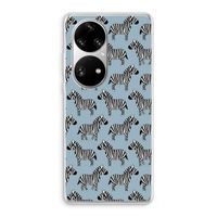 Zebra: Huawei P50 Pro Transparant Hoesje