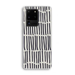 Moroccan stripes: Samsung Galaxy S20 Ultra Transparant Hoesje