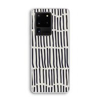 Moroccan stripes: Samsung Galaxy S20 Ultra Transparant Hoesje