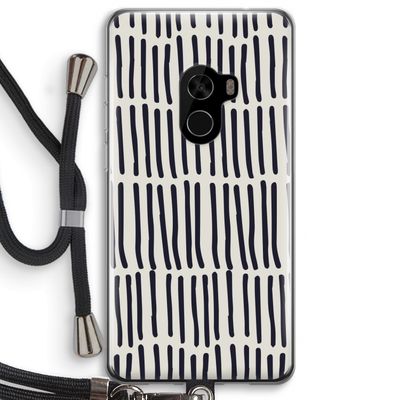 Moroccan stripes: Xiaomi Mi Mix 2 Transparant Hoesje met koord