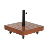 Parasolvoet DKD Home Decor Natuurlijk Zwart Metaal Graniet Beton (48 x 48 x 39 cm)