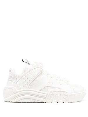 GCDS baskets montantes à design à empiècements - Blanc