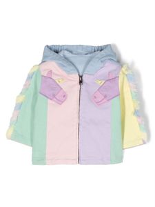 Stella McCartney Kids veste rayée à motif graphique - Violet