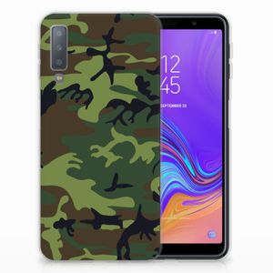 Samsung Galaxy A7 (2018) TPU bumper Army Dark