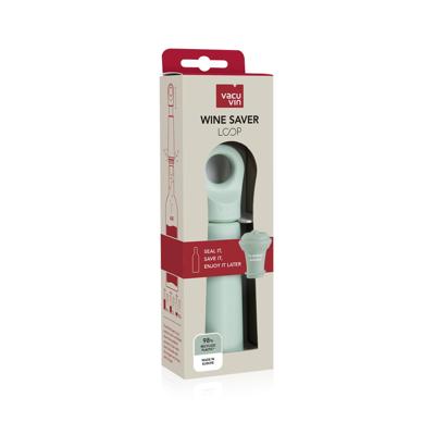 Vacu Vin Wine Saver Loop + stopper Jade