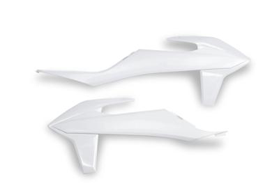 UFO PLAST Radiator covers ufo ktm white