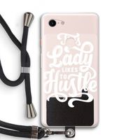 Hustle Lady: Pixel 3 XL Transparant Hoesje met koord