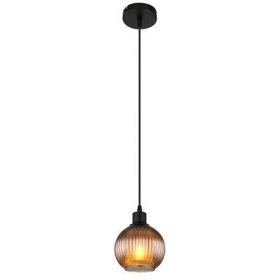 Globo HanglampZumba smoke glas Ø 15cm - 15638P