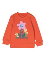 Stella McCartney Kids Glitzernde Kameratasche floral-print sweatshirt - Orange - thumbnail