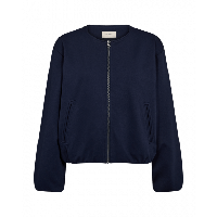 FreeQuent - Blauw | Dames | Jasje | Blauw | L | regular | Kamst mode