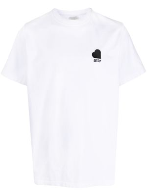 Arte Antwerp t-shirt en coton à logo brodé - Blanc