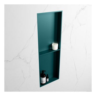 Wandnis Solid Surface Easy | In- en opbouw | 30x150x8 cm | 2 vakken | Smag